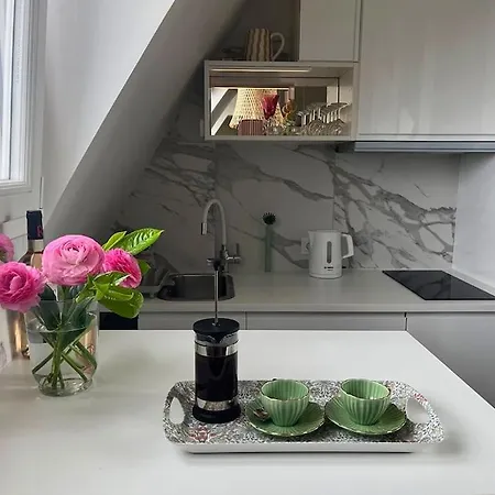 Appartement La Cachette Des Stars 20m2 Vue Tour Eiffel Paris